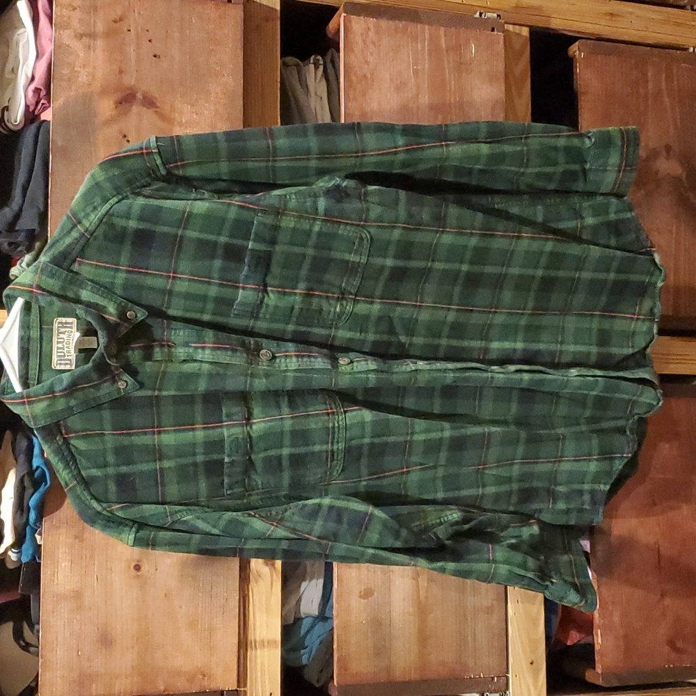 Mens flannel button down